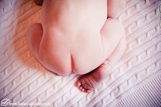 newborn baby butt