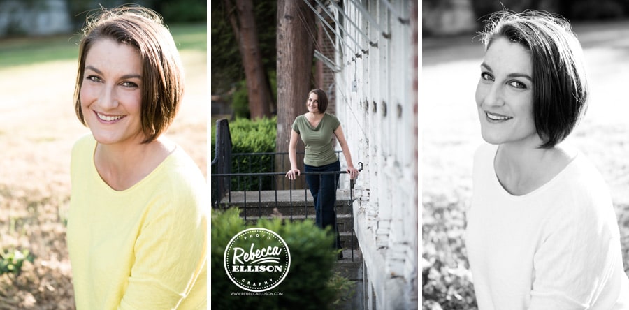 Outdoor portraits and professional headshots by Rebecca Ellison Photography