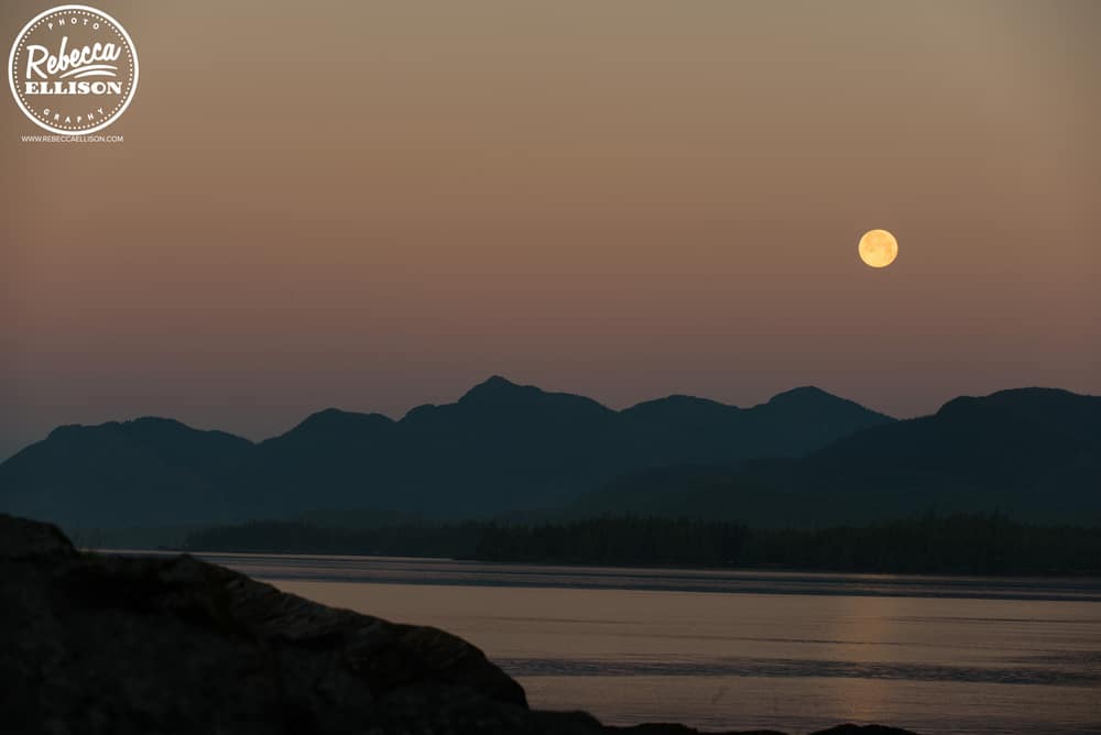 Ketchikan, Alaska sunrise photographed by Rebecca Ellison Photography