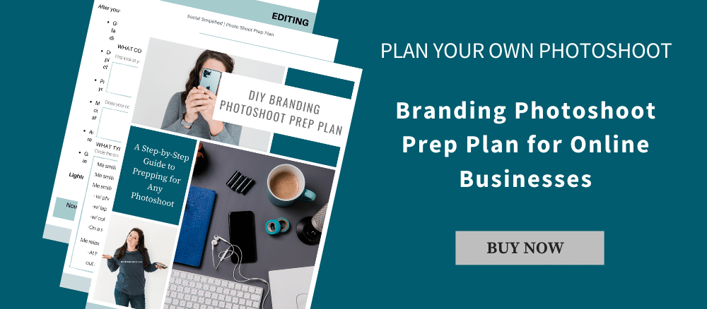photoshoot prep plan so you can prepare for your brand photoshoot