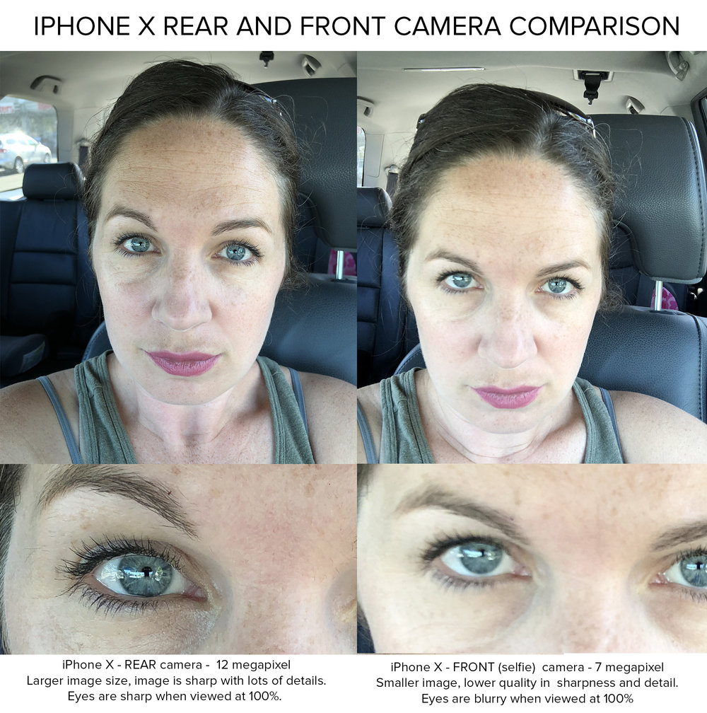 iphone selfie camera comparison