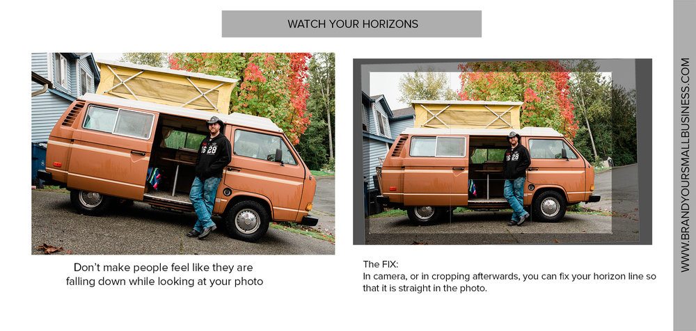 Photography Tips for rule of thirds and composition. 