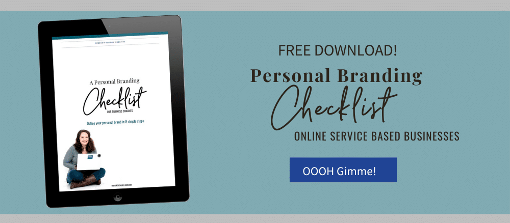 personal branding checklist free download for online service based businesses 