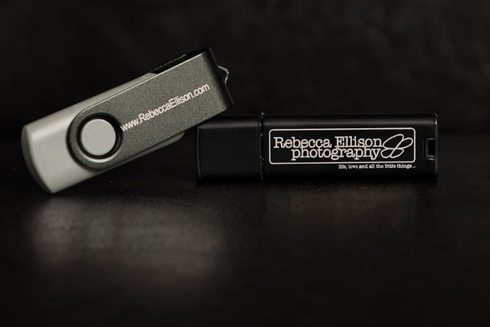 customized USB drive for wedding photos