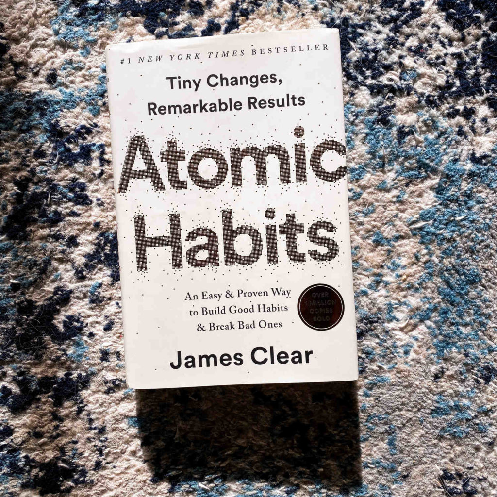 Business book club chat on the book Atomic Habits by James Clear.