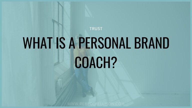 Rebecca Ellison, personal brand strategist — what is a personal brand coach