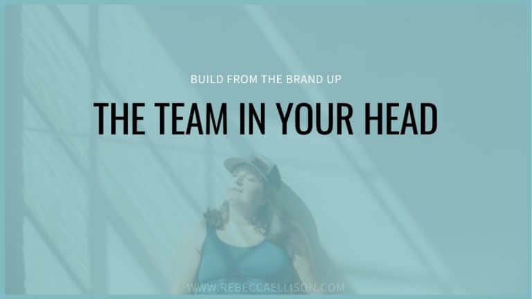 Rebecca Ellison personal brand strategist — the team in your head
